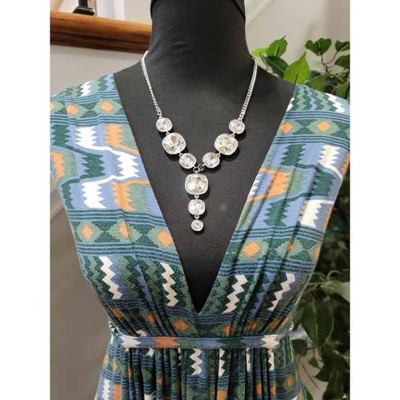 Rachel Pally Women's Multicolor Modal Sleeveless V-Neck Long Maxi Dress Size S - Picture 2 of 11